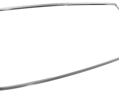 AMD Windshield Moldings, 5 Piece Set, 64-65 GM A-Body (Coupe & Convertible); 64-67 El Camino P-C990159