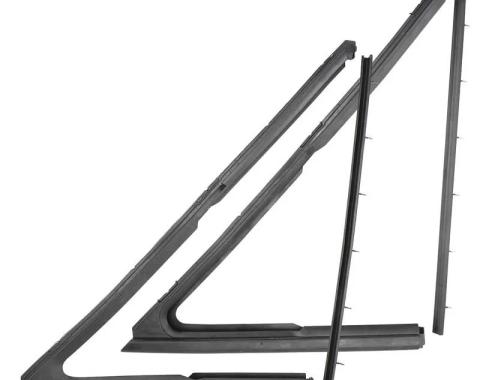 AMD Vent Window Weatherstrips, LH/RH Pair, 64-65 Chevelle Cutlass GTO Skylark Coupe & Convertible P-VWW2500
