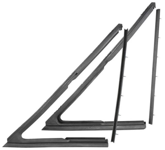 AMD Vent Window Weatherstrips, LH/RH Pair, 64-65 Chevelle Cutlass GTO Skylark Coupe & Convertible P-VWW2500