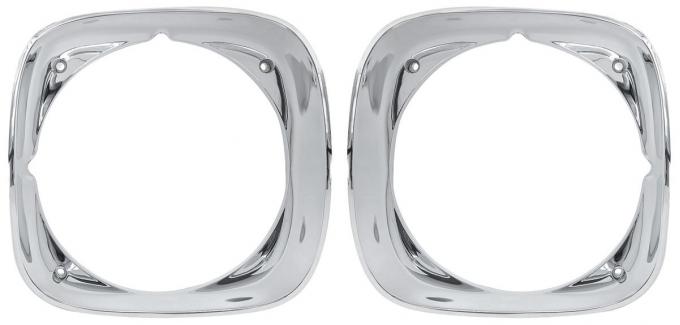 GTO Headlight Bezel, Left, 1970