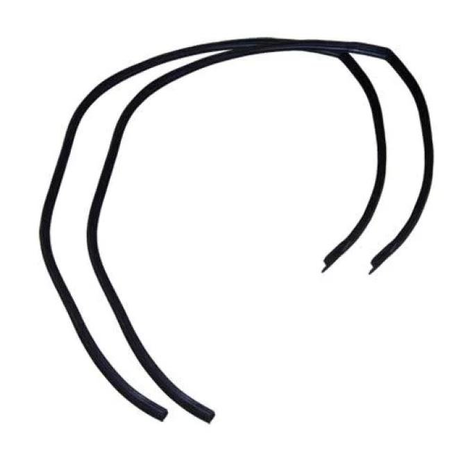 AMD Roof Rail Weatherstrips, LH/RH Pair, 66-67 GM A-Body (Coupe) J-5009