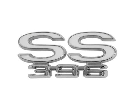 AMD Rear Body Emblem, "SS 396", 69 Chevelle T-4601