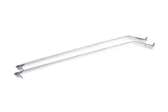 Redline Restomotive® 1968-1972 GM A-Body (Except Wagon / 71-72 Grand Prix) Galvanized Gas Tank Strap Set