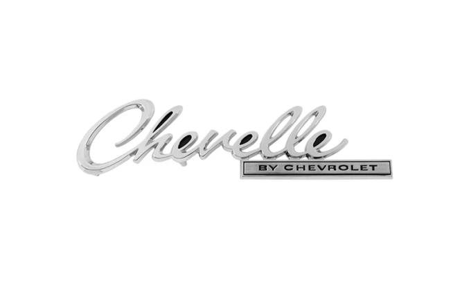 AMD Trunk Emblem, "Chevelle BY CHEVROLET", 69 Chevelle T-4640
