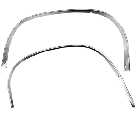 Redline Restomotive® 1970-1972 Chevelle / El Camino Front Left and Right Wheel Well Molding