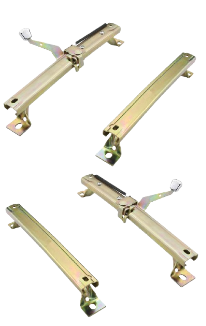 Redline Restomotive® 1966-1972 Chevelle / El Camino / GTO / Cutlass Left and Right Side Bucket Seat Track Assembly