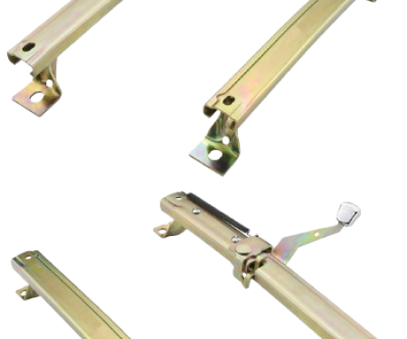 Redline Restomotive® 1966-1972 Chevelle / El Camino / GTO / Cutlass Left and Right Side Bucket Seat Track Assembly