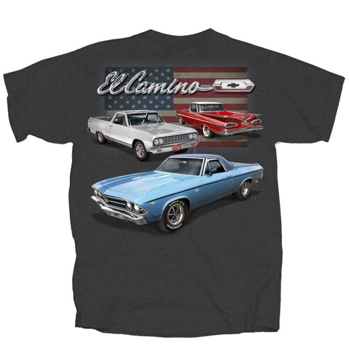 GM- El Camino Flag Adult T-Shirt