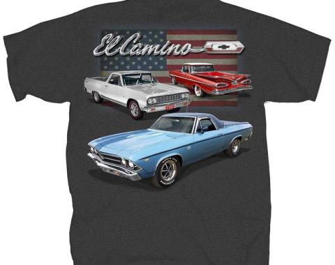 GM- El Camino Flag Adult T-Shirt