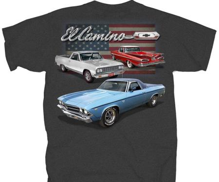 GM- El Camino Flag Adult T-Shirt