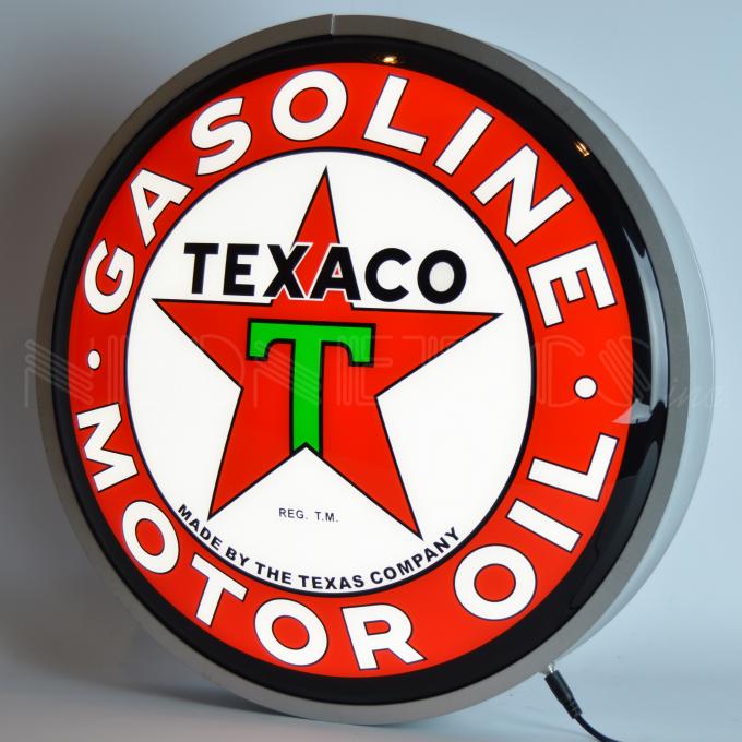 Neonetics Backlit and Specialty Led Signs, Texaco Motor Oil 15 Inch Backlit Led Lighted Sign