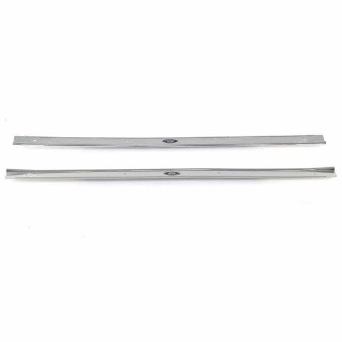 AMD Door Sill Plates, Body By Fisher, Pair, 64-67 Chevelle El Camino P-CHV4150