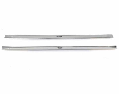 AMD Door Sill Plates, Body By Fisher, Pair, 64-67 Chevelle El Camino P-CHV4150