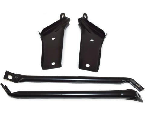 Golden Star 1966-1967 Chevy Chevelle Bumper Bracket, Rear, 4 Piece BU03-661S