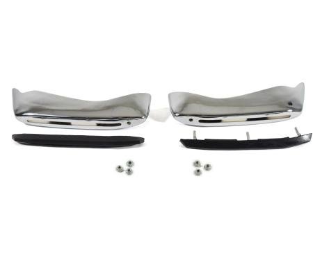 Golden Star 1971-1972 Chevy Chevelle Rear Bumper Guard With Rubber Insert BU03-71PR