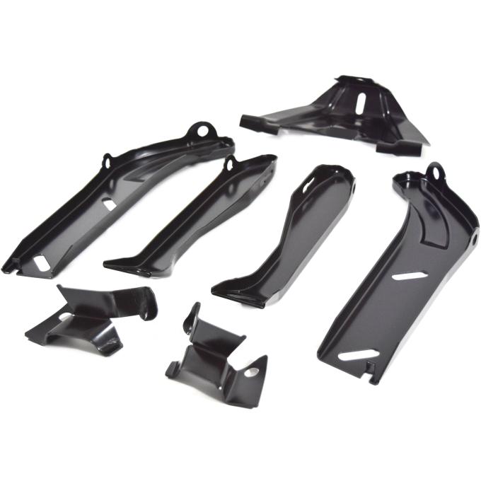 Golden Star 1968-1972 Chevy El Camino Bumper Bracket, Rear, 7 Piece BU03-682S