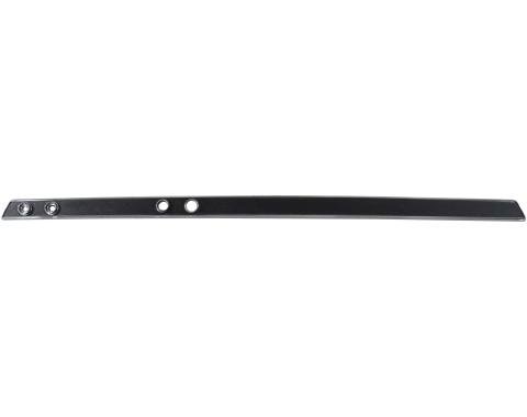 Golden Star 1966 Chevy El Camino SS-396 Upper Dash Strip Black Finish Without A/C DP03-662