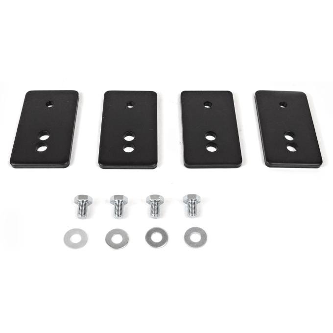 Golden Star 1964-1972 CHEVY CHEVELLE SEAT RELOCATION BRACKET SET (4-PIECES, INCL. 4 BOLTS & WASHERS) SB03-64S