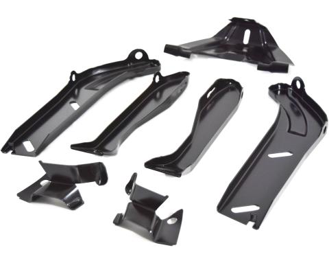 Golden Star 1968-1972 Chevy El Camino Bumper Bracket, Rear, 7 Piece BU03-682S