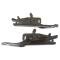 Golden Star 1969-1970 Chevy Impala 1969 Chevelle Hood Hinge Set (Left Hand & Right Hand) Billet Aluminum Polished HO03-69HPA