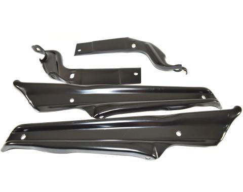 Golden Star 1967 Chevy Chevelle Bumper Bracket, Front, 4 Piece BU03-67S