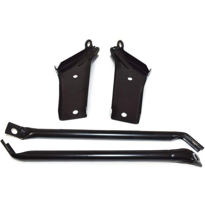 Golden Star 1966-1967 Chevy Chevelle Bumper Bracket, Rear, 4 Piece BU03-661S