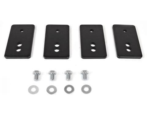 Golden Star 1964-1972 CHEVY CHEVELLE SEAT RELOCATION BRACKET SET (4-PIECES, INCL. 4 BOLTS & WASHERS) SB03-64S