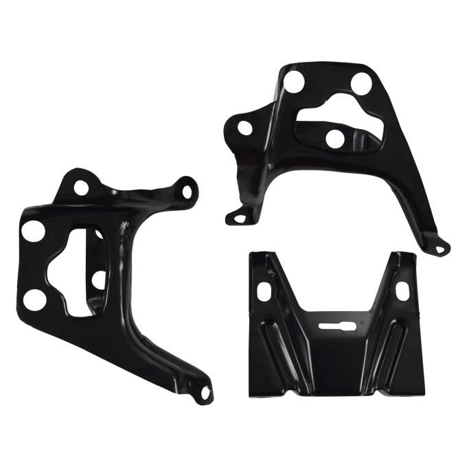 Golden Star 1969 Chevy Chevelle Bumper Bracket, Rear, 3 Piece BU03-691S