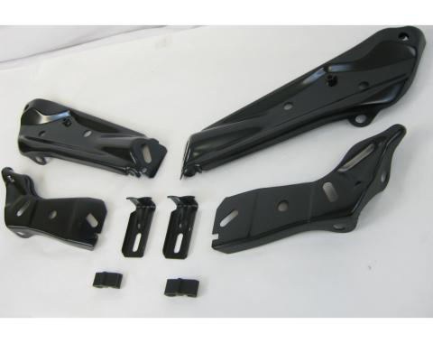 Golden Star 1971-1972 Chevy Chevelle Bumper Bracket, Front, 8 Piece BU03-71S