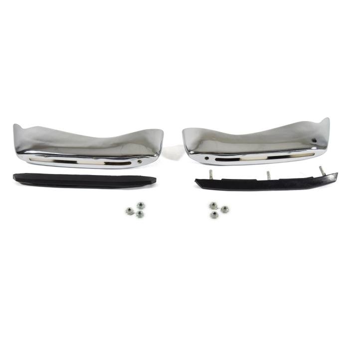 Golden Star 1971-1972 Chevy Chevelle Rear Bumper Guard With Rubber Insert BU03-71PR