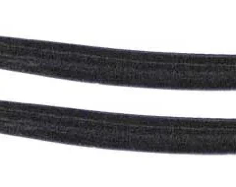 AMD Vent Window Division Bar Channel, LH/RH Pair, 66-67 GM A Body (Coupe & Convertible) J-5101