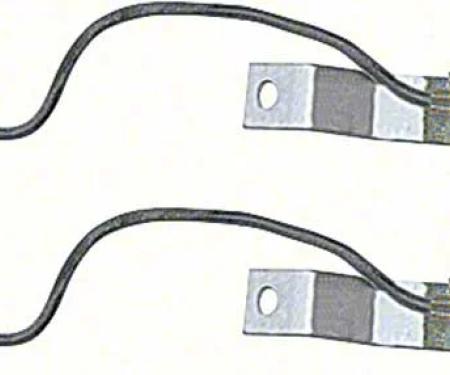 AMD Horn Button Contacts with Wire Leads, Pair, 67 Chevy II; 67 Malibu-SS 396-El Camino Custom X459-3467-2BP