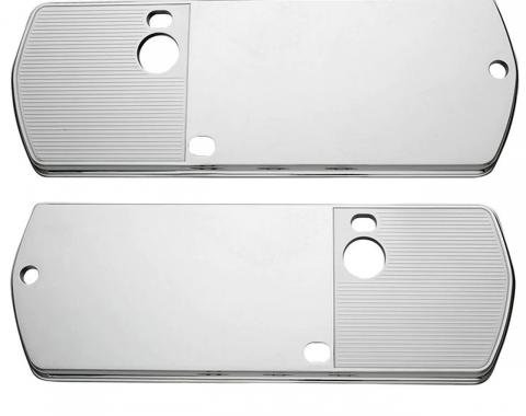 Chevelle Armrest Plates, Chrome, 1968