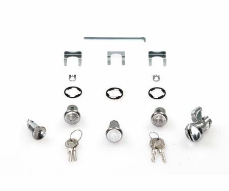 AMD Complete Lock Set, 68 Chevy II Nova 68 Chevelle X996-3068-S