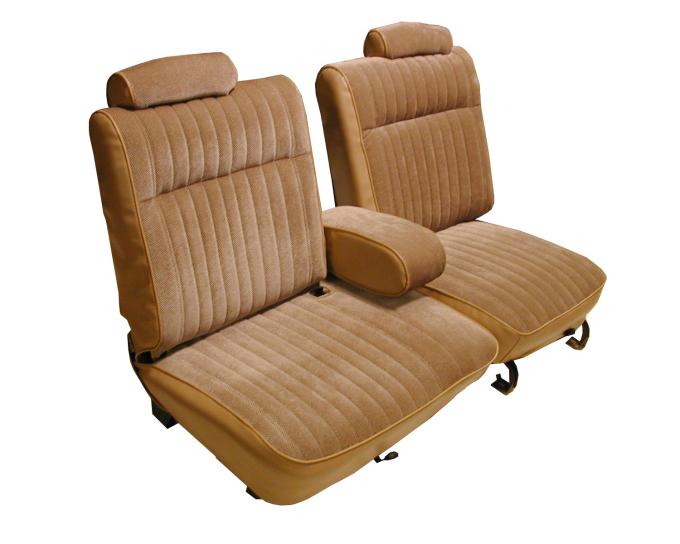 Acme Auto Front 55/45 Split Bench with Arm Rest and Rear Bench Seat Upholstery U2003S