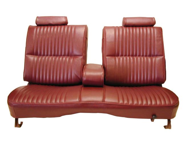 Acme Auto Front Bench with 50/50 Split Back Seat Upholstery with Center Arm Rest U2002