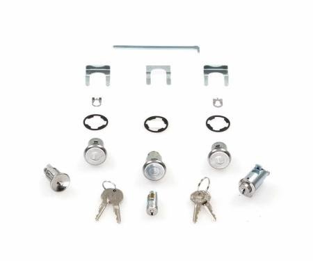 AMD Complete Lock Set, 67 Chevelle with Consolee X996-3467-CS
