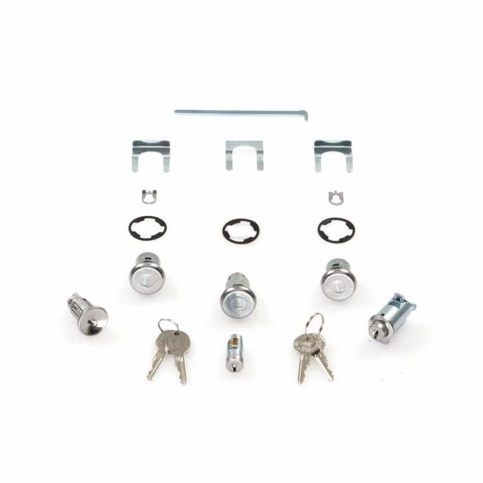 AMD Complete Lock Set, 67 Chevelle with Consolee X996-3467-CS