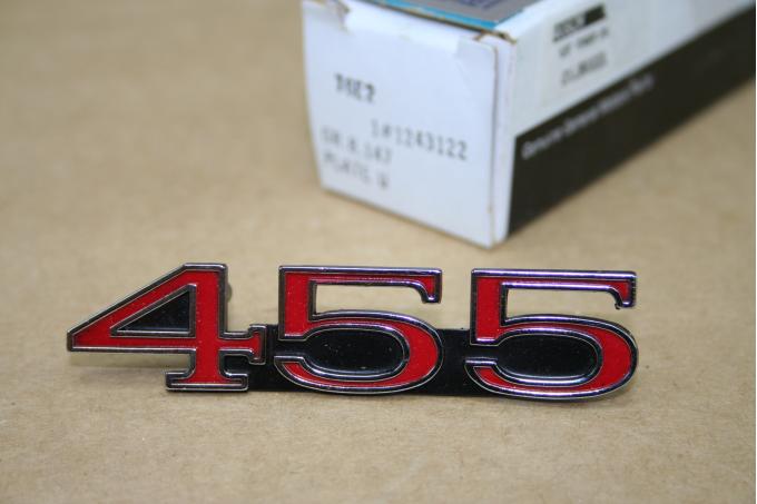 Buick Century GS Fender Emblem, 455, NOS 1970-1974