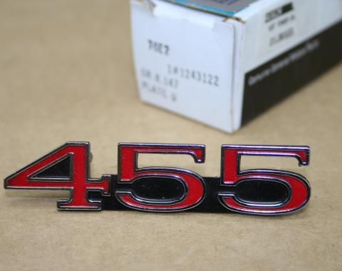 Buick Century GS Fender Emblem, 455, NOS 1970-1974