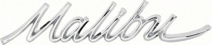 AMD Quarter Panel Emblems, "Malibu", LH/RH Pair, 66-67 Chevelle K-4229716