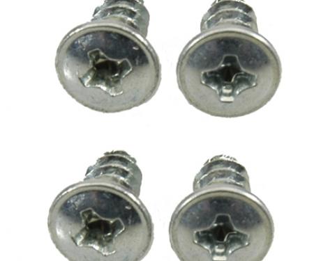 Classic Headquarters Rear Quarter Window U-Jamb Seal Screws Set (4) H-131