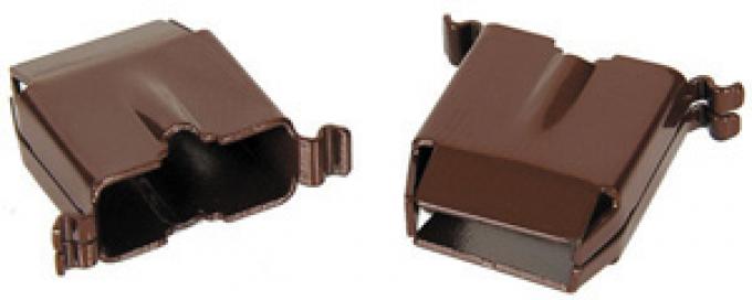 Classic Headquarters Dash Pad Dog Leg Clip, Pair W-674