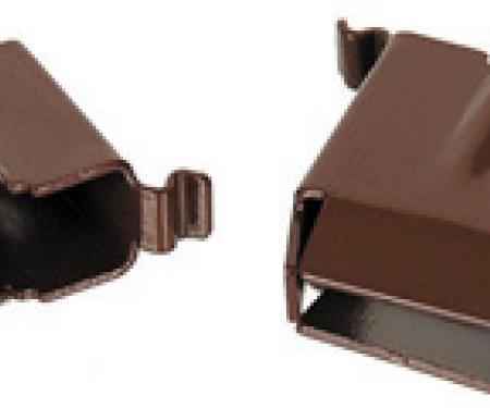 Classic Headquarters Dash Pad Dog Leg Clip, Pair W-674