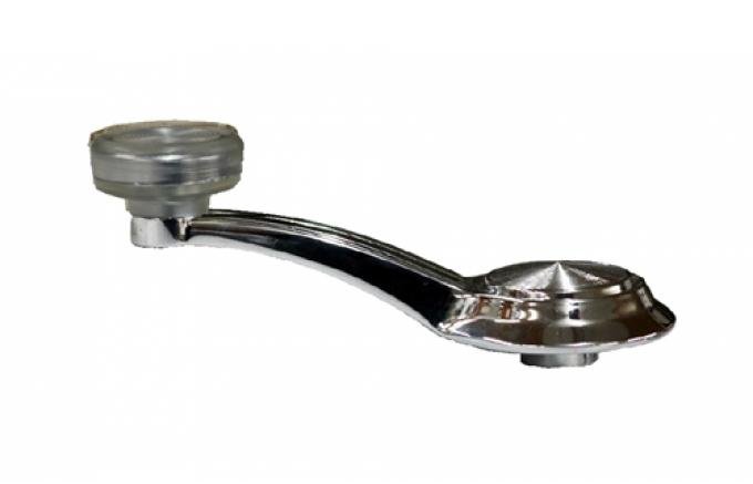 Classic Headquarters Rear Window Crank Handle, Clear Knob, Each R-427A