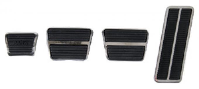 Classic Headquarters Manual Transmission Pedal Pad and Trim Kit W-881