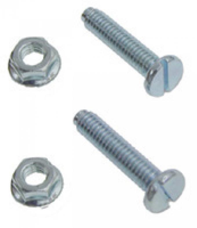 Classic Headquarters Hood Stop Bolts with Nuts-Pair W-401