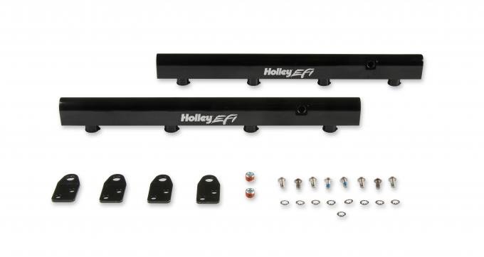 Holley EFI Hi-Flow Billet Fuel Rails for Coyote Engines 534-283