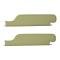 Legendary Auto Interiors 1968 Chevrolet Hardtop Sunvisors (Ribbed) SV68GHE
