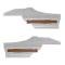 Legendary Auto Interiors 1971 Oldsmobile 'S'/442 Hardtop Coupe Rear Panels DO71GUS0048